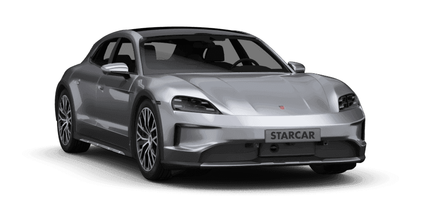 Silber Porsche Taycan